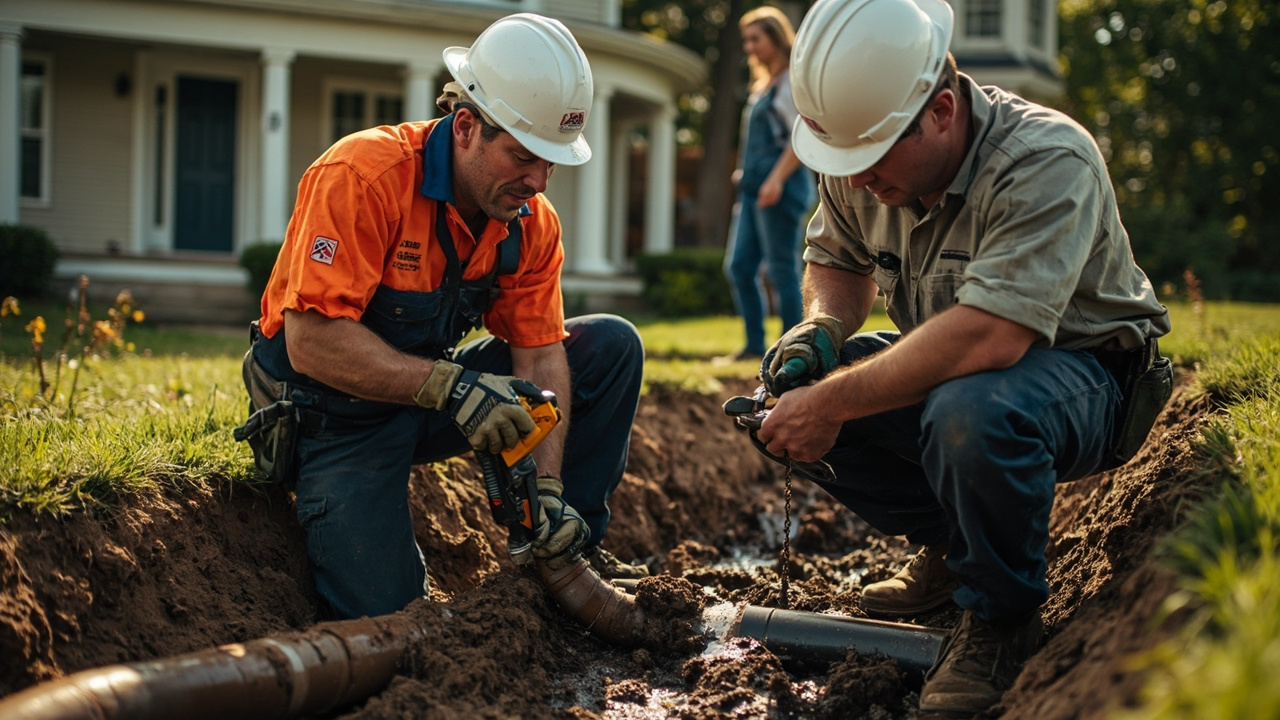 Main Water Line Break Repair in Indianapolis – Emergency Crews Dispatched in Under 60 Minutes
