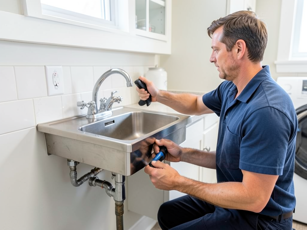 Adding a utility sink to your pike township laundr