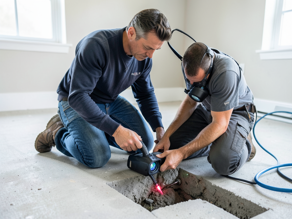 Detecting and repairing slab leaks in indianapolis