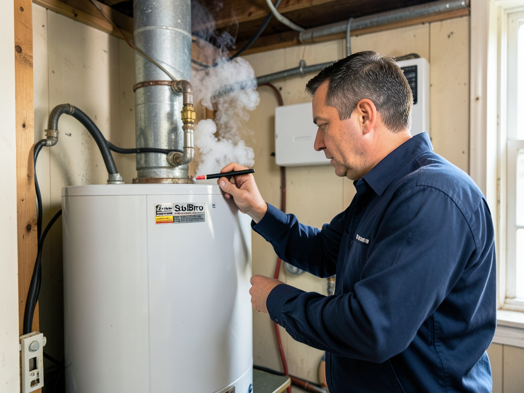 Safe water heater venting inspections for older ho